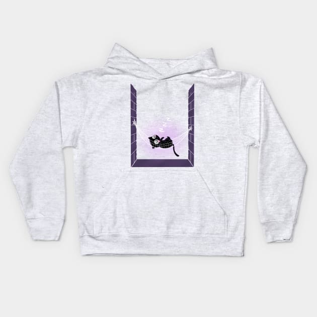 Meow Parker Kids Hoodie by peekxel